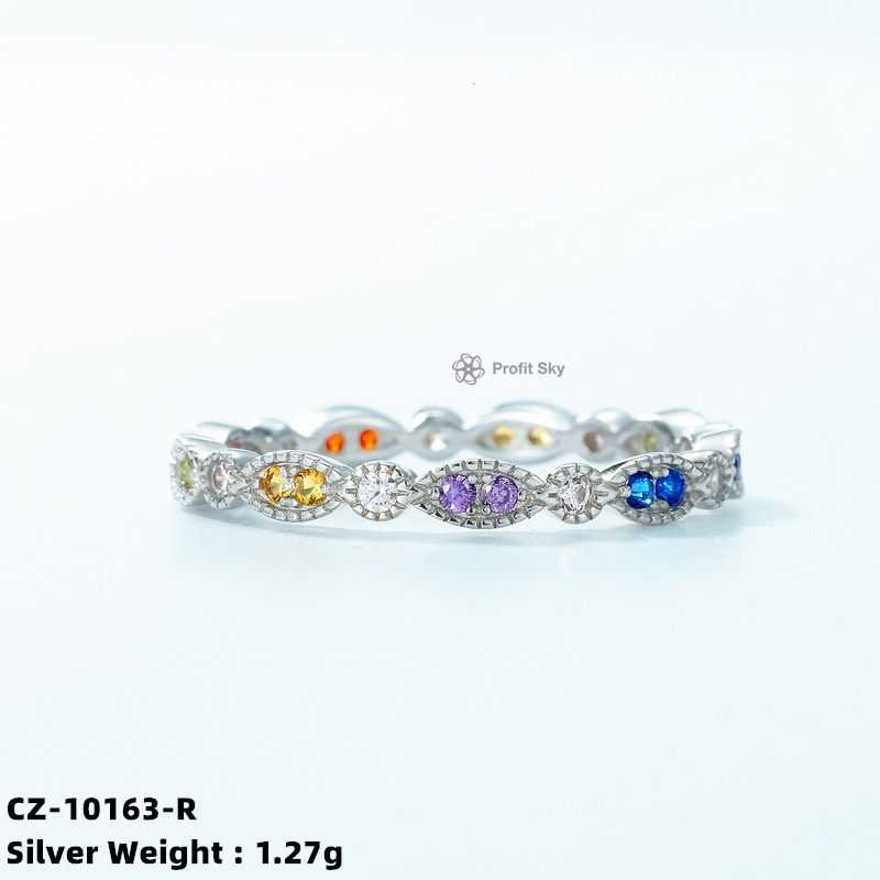 Classic Sterling Silver Solitaire Ring