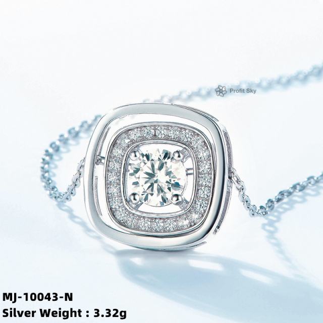 Vintage-Inspired Moissanite Pendant