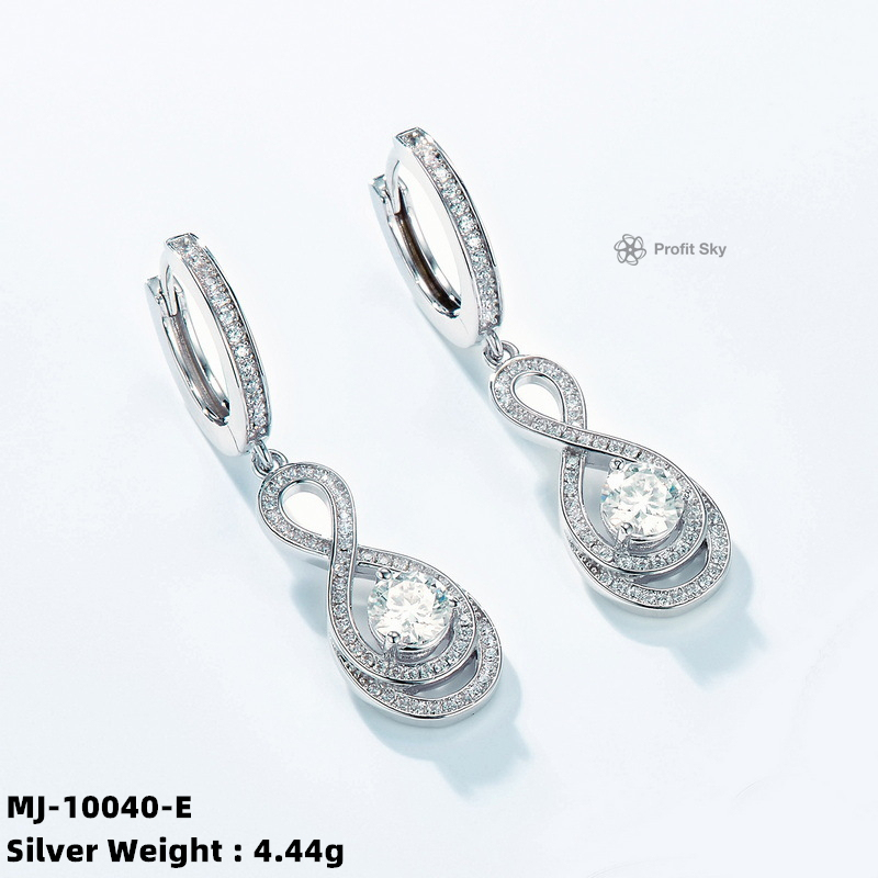 Vintage-Inspired Moissanite Studs Earrings