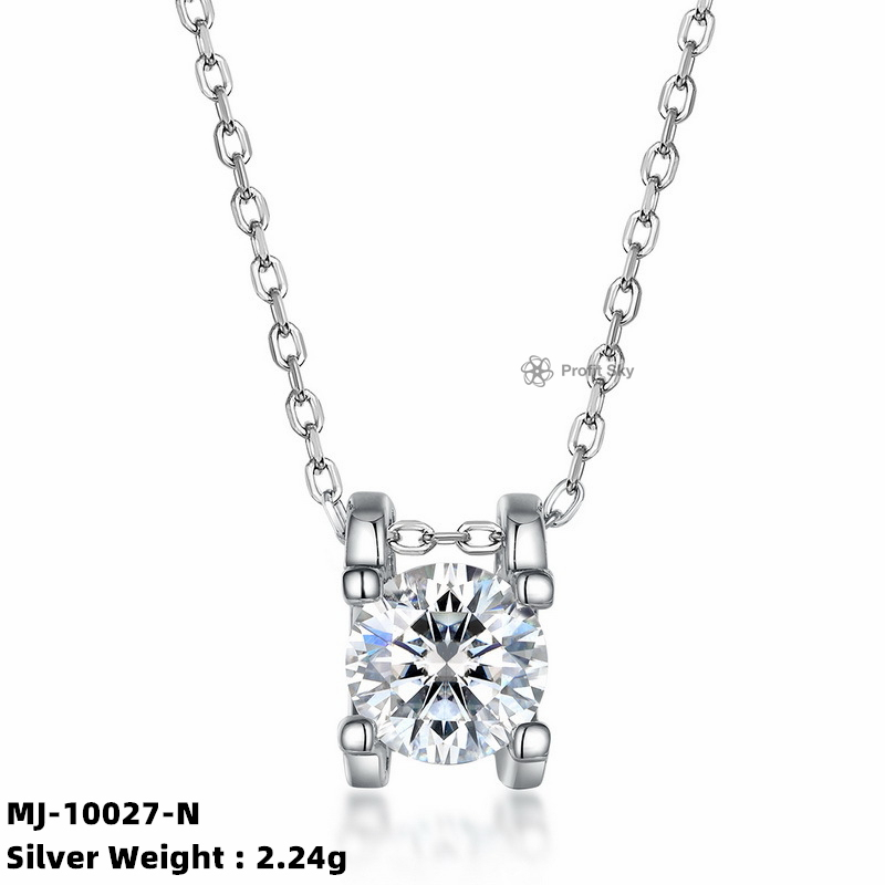 Customizable Moissanite Diamond Pendant