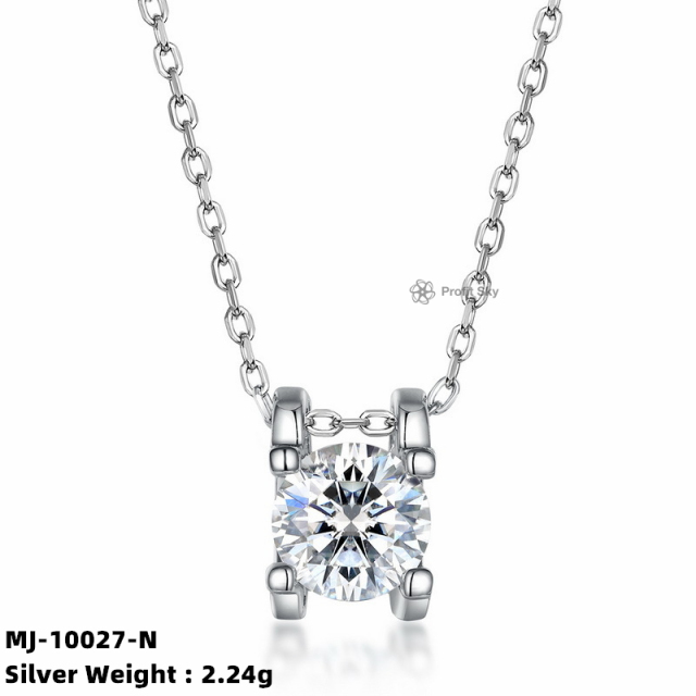 Customizable Moissanite Diamond Pendant