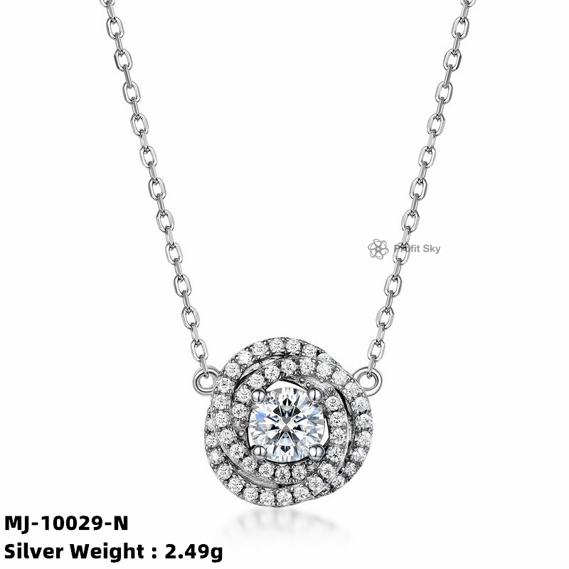 Affordable Luxury: Brilliant Moissanite Necklace