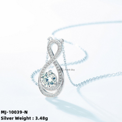 Pear-Shaped Moissanite Diamond Pendant