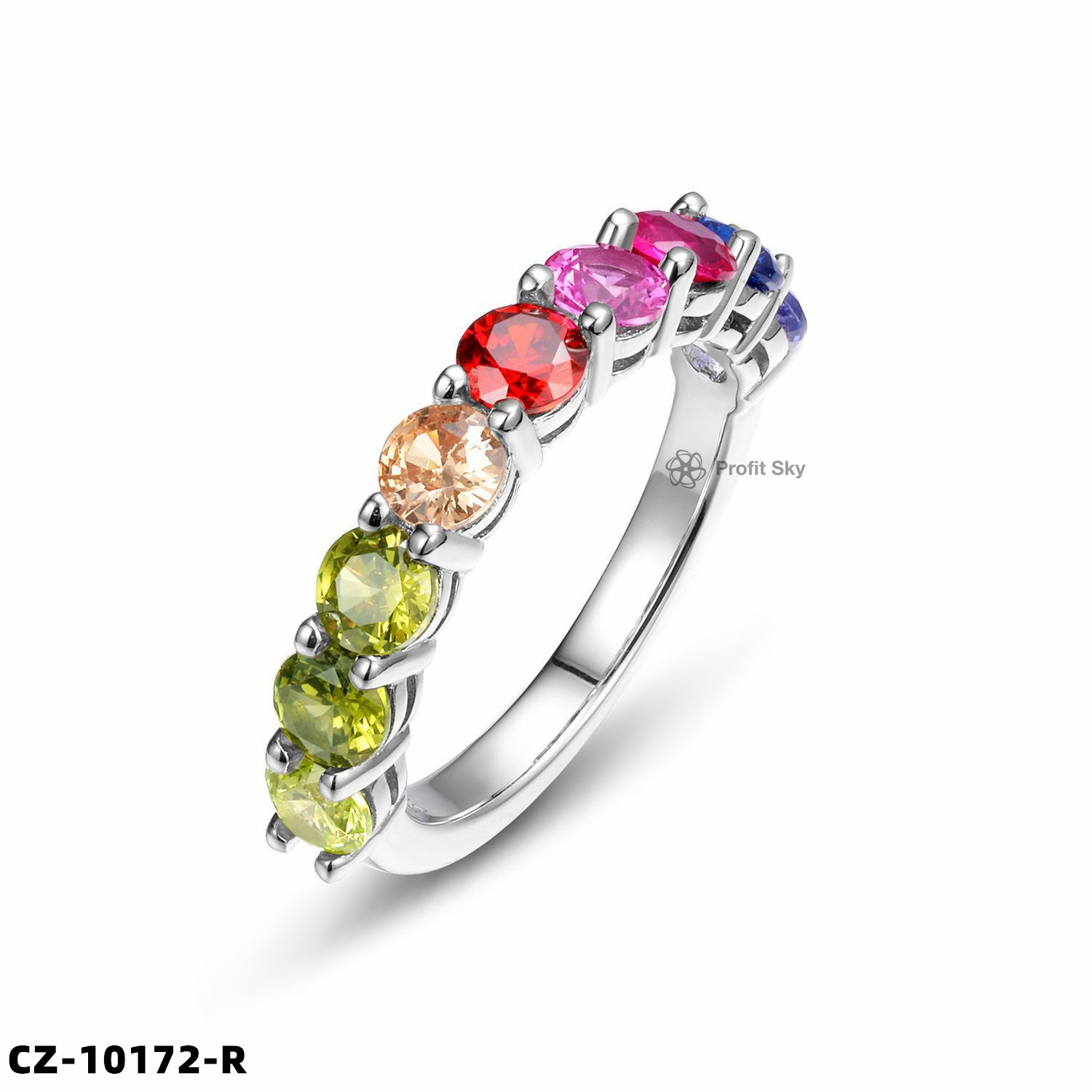 Ruby and Silver Vintage Filigree Ring