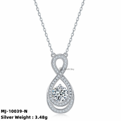 Pear-Shaped Moissanite Diamond Pendant