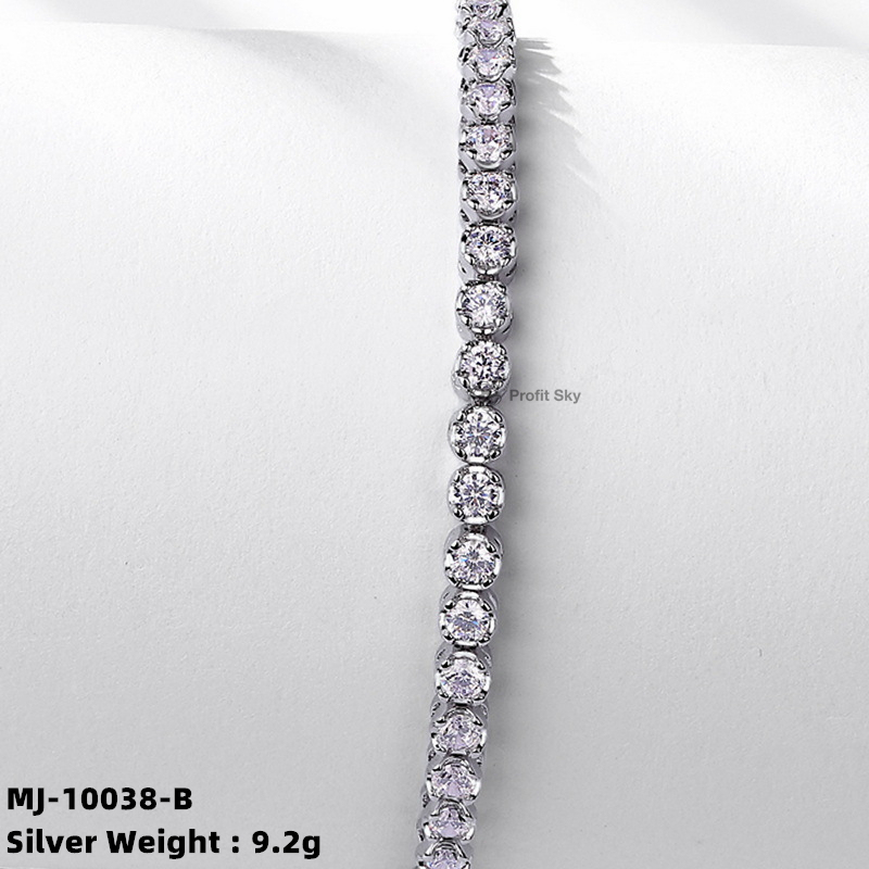 Moissanite Solitaire Diamond Bracelet
