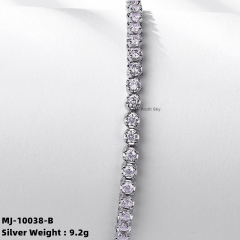 Moissanite Solitaire Diamond Bracelet