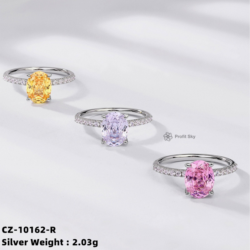 Classic Sterling Silver Solitaire Ring