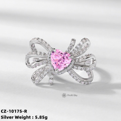 Elegant Sapphire Sterling Silver Ring