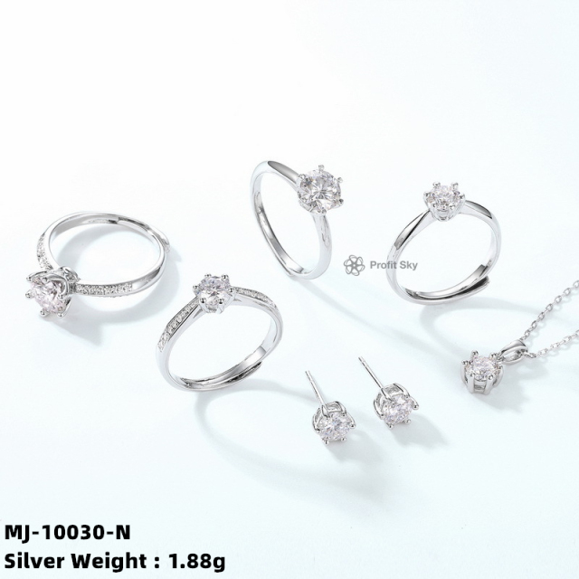 Elegant Moissanite Halo Pendant Necklace