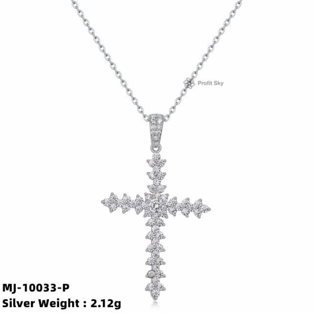 Cushion-Cut Moissanite Sparkle Necklace