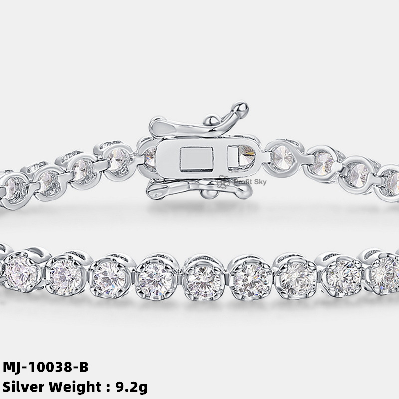 Customizable Moissanite Diamond Bracelet