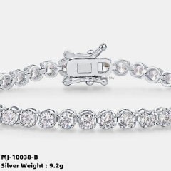 Customizable Moissanite Diamond Bracelet