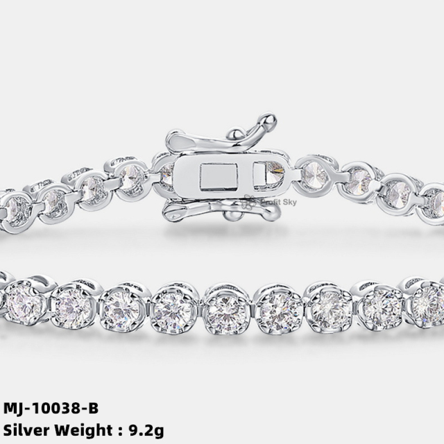 Customizable Moissanite Diamond Bracelet