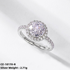 Ruby and Silver Vintage Filigree Ring