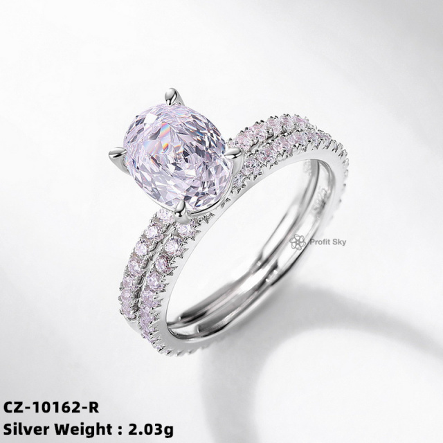 Classic Sterling Silver Solitaire Ring