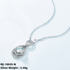 Pear-Shaped Moissanite Diamond Pendant