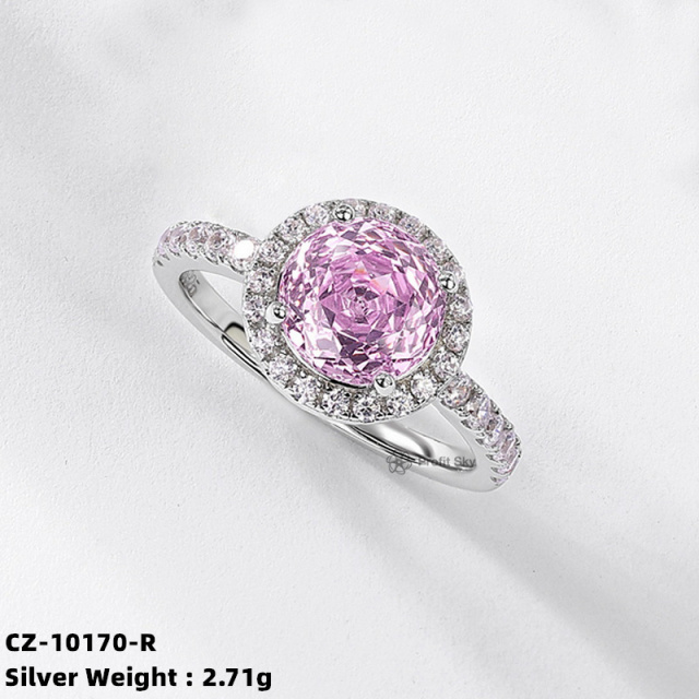 Ruby and Silver Vintage Filigree Ring