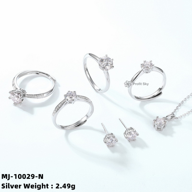 Elegant Moissanite Halo Pendant Necklace