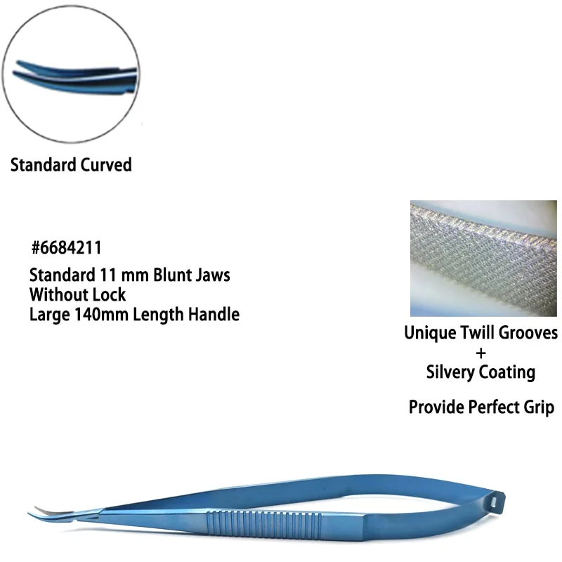 Needle Holder Ophthalmology Barraquer Troutman  Bechert-Sinskey Castroviejo Azar Needle Holder Without Lock