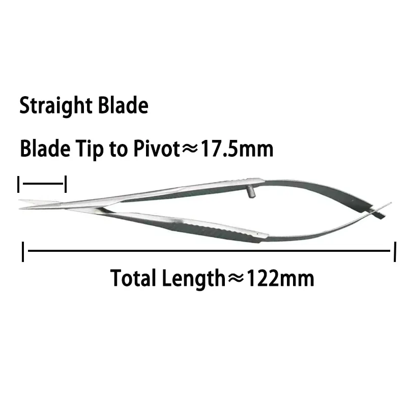 Corneal Scissors Micro Surgical Vannas Titanium Stainless Steel Oftalmologia