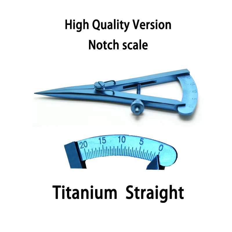 Eye Caliper Castroviejo Calipers Braunstein Fixed Caliper Eyelid Calipers  Ophthalmic Instruments oftalmologia instrumentos