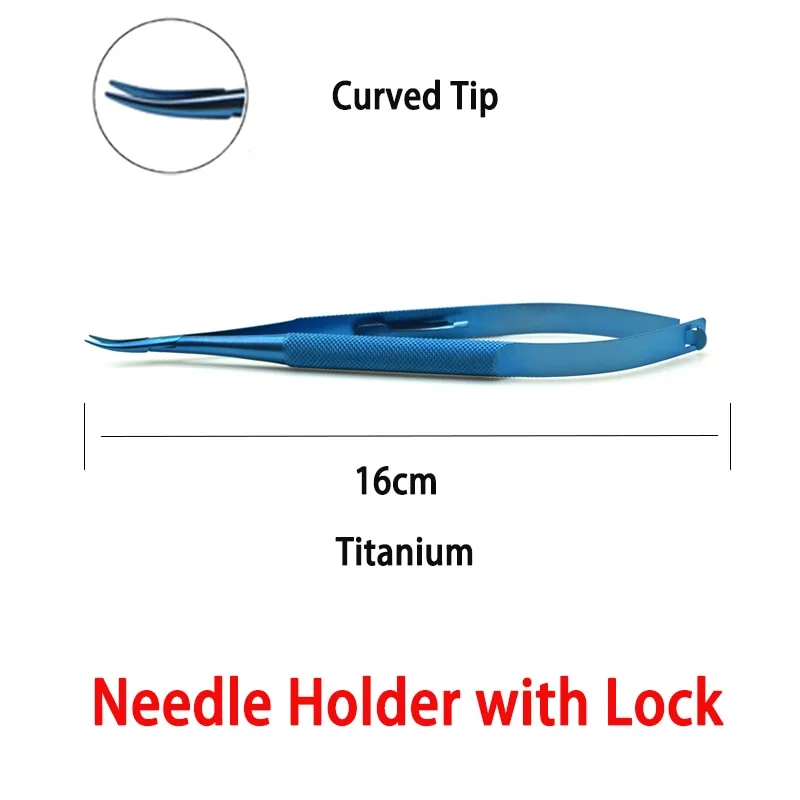 Needle Holder Ophthalmology Barraquer Castroviejo Needle Holder With Lock Ophthalmic Instruments Oftalmologia