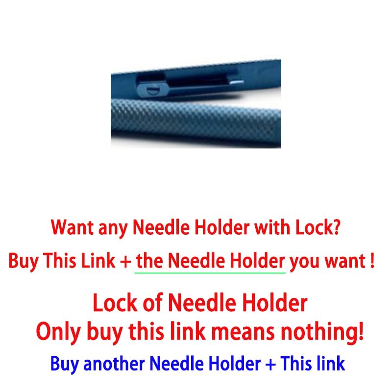 Needle Holder Ophthalmology Barraquer Troutman  Bechert-Sinskey Castroviejo Azar Needle Holder Without Lock