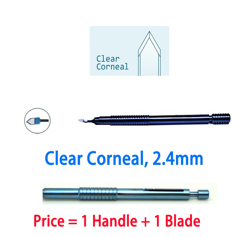 Sapphire Knives Phaco Spear Crescent Tunnel Lance Clear Corneal