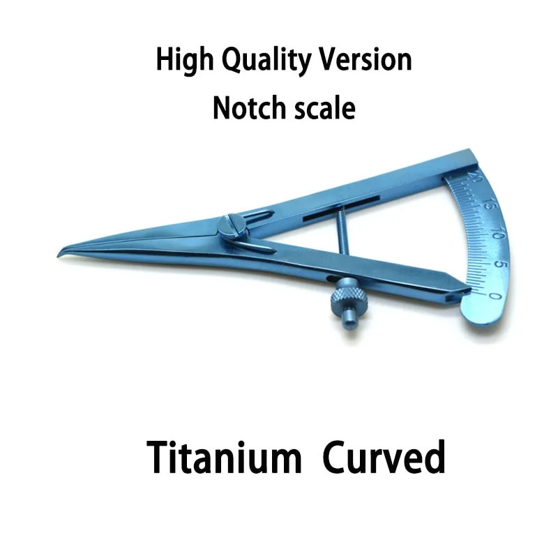 Eye Caliper Castroviejo Calipers Braunstein Fixed Caliper Eyelid Calipers  Ophthalmic Instruments oftalmologia instrumentos