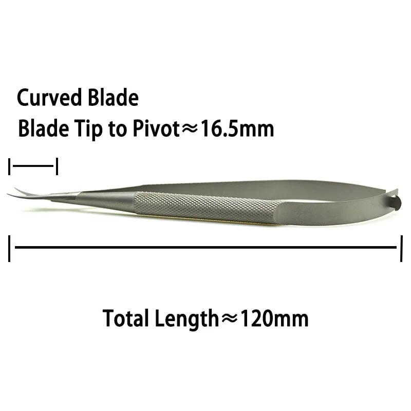 Corneal Scissors Micro Surgical Vannas Titanium Stainless Steel Oftalmologia
