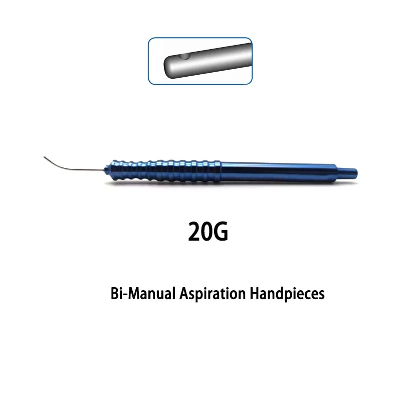 Bi-Manual Irrigation Handpieces Bi-Manual Aspiration Handpieces Capsule polisher bimanual irrigation aspiration opthalmology