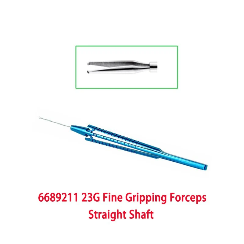 23G Capsulorhexis Forceps Retinal Forceps Gripping Serrated Forceps Membrane Peeler Pick and Peel ILM end gripping  23G Scissors