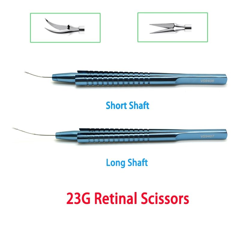 23G Scissors Retinal Scissors Vitreo Retinal Forceps Scissors Ophthalmic Instruments Oftalmologia