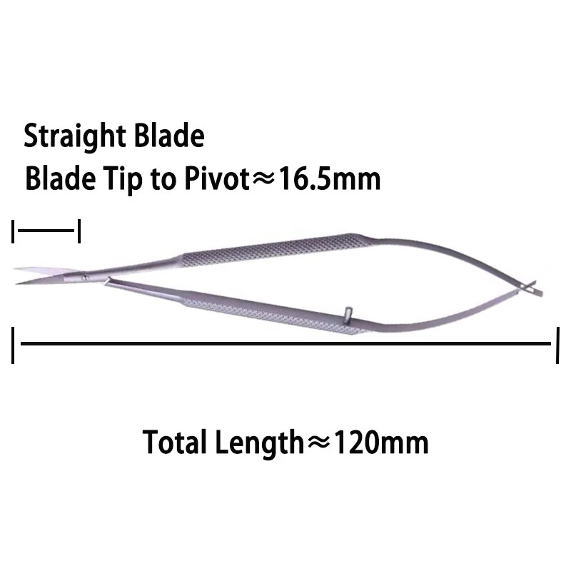 Corneal Scissors Micro Surgical Vannas Titanium Stainless Steel Oftalmologia
