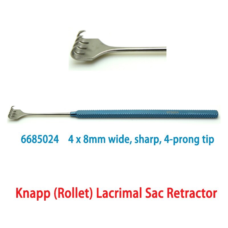 Knapp (Rollet) Lacrimal Sac Retractor