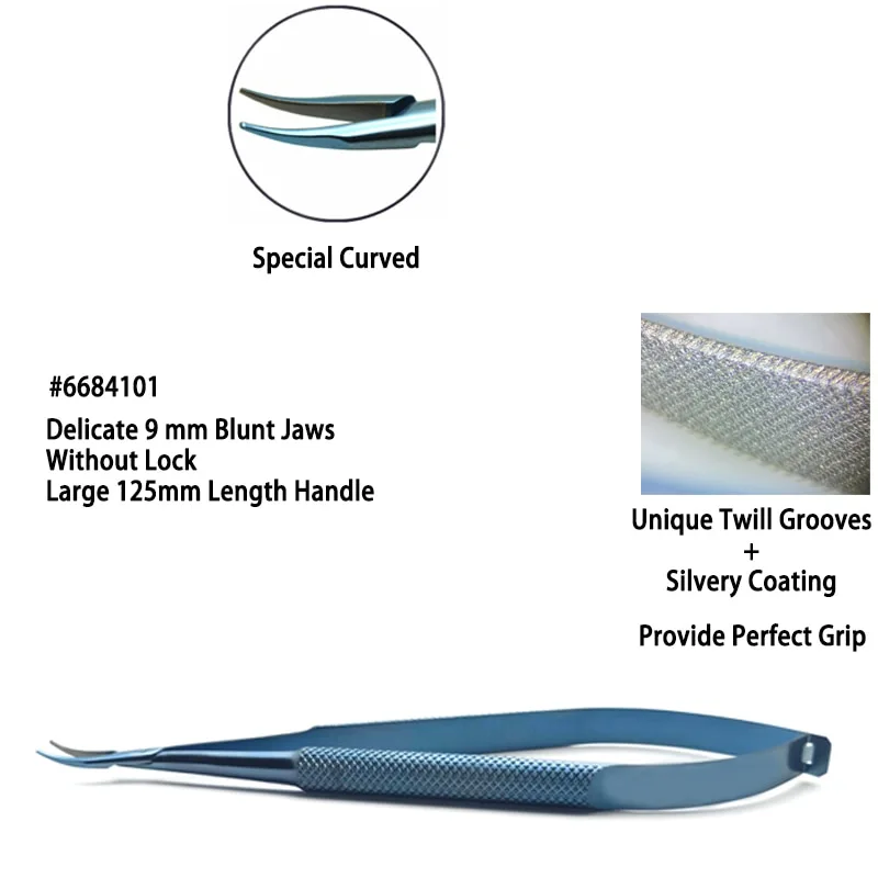 Needle Holder Ophthalmology Barraquer Troutman  Bechert-Sinskey Castroviejo Azar Needle Holder Without Lock