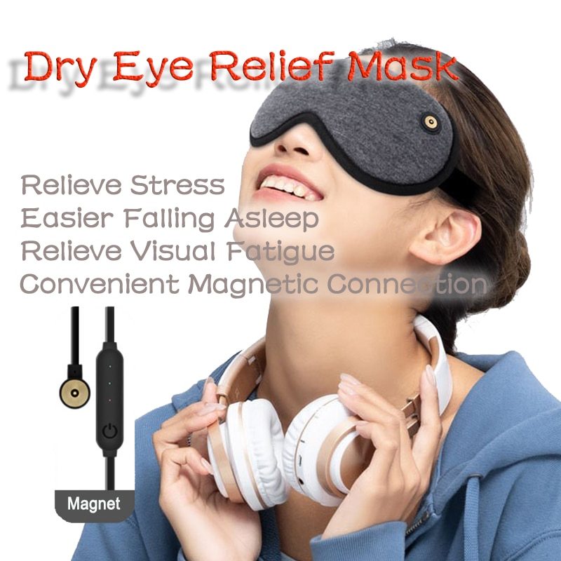 Dry Eye Mask USB heating Steam Eyeshade eye mask sleep eye mask massage mask eye Magnetic Connection