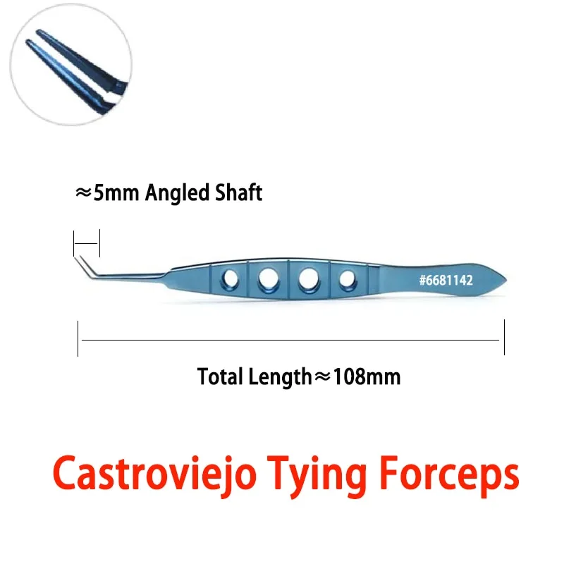 McPherson Tying Forceps Capsulorhexis Hair Plant Oftalmologia Ophthalmology