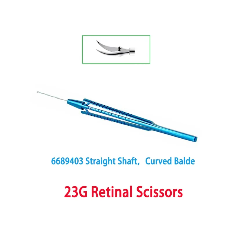 23G Scissors Retinal Scissors Vitreo Retinal Forceps Scissors Ophthalmic Instruments Oftalmologia
