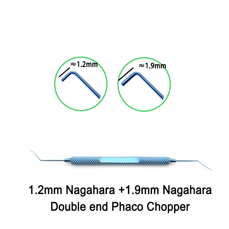 Phaco Chopper Nagahara Chopper Seibel Rosen Minardi Quick Claw Cleaver Offset 45° Ophthalmology Instruments Ophthalmic Surgical