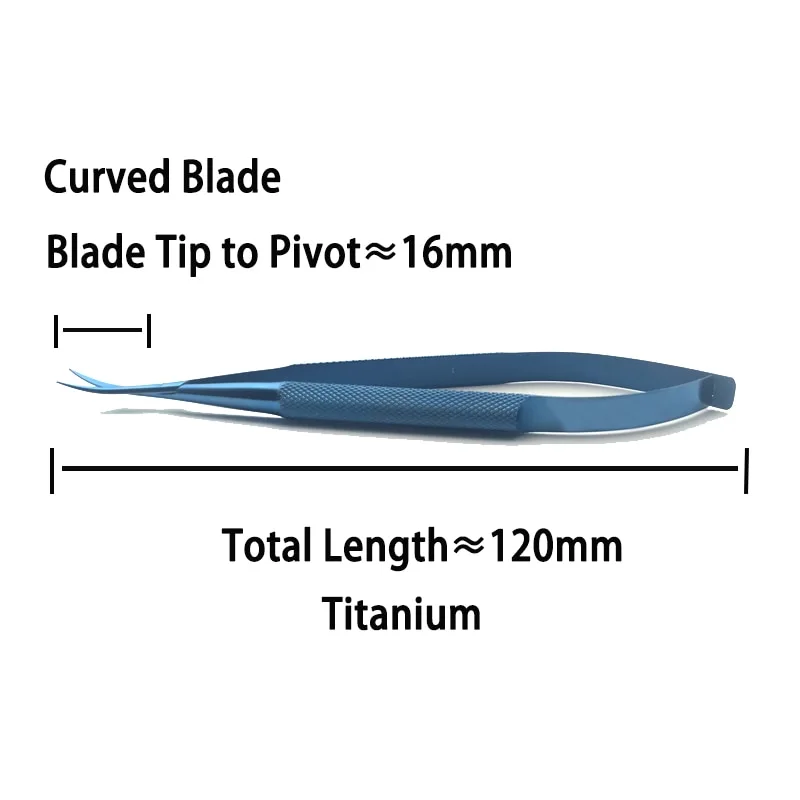 Corneal Scissors Micro Surgical Vannas Titanium Stainless Steel Oftalmologia