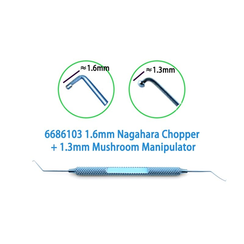 Phaco Chopper Nagahara Chopper Seibel Rosen Minardi Quick Claw Cleaver Offset 45° Ophthalmology Instruments Ophthalmic Surgical