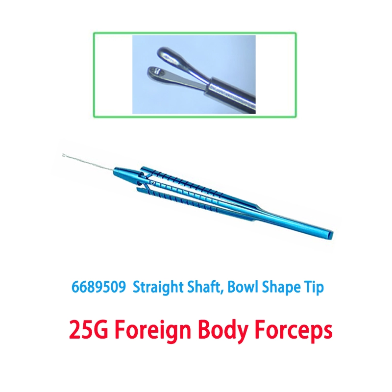 25G Forceps 25G Scissors Capsulorhexis Forceps Ophthalmic Instruments Oftalmologia