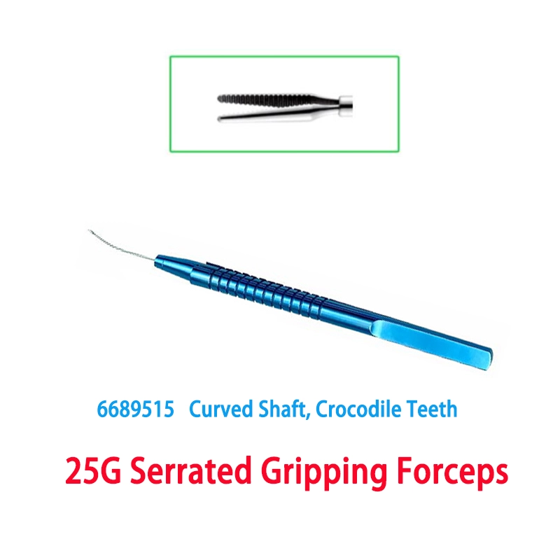 25G Forceps 25G Scissors Capsulorhexis Forceps Ophthalmic Instruments Oftalmologia