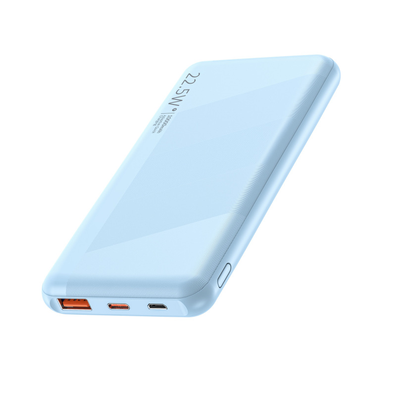 Travel Fast Charging Power Bank 10000 mAh PD 20W Portable Charging Dock Compatible with iPhone iPad Android Devices