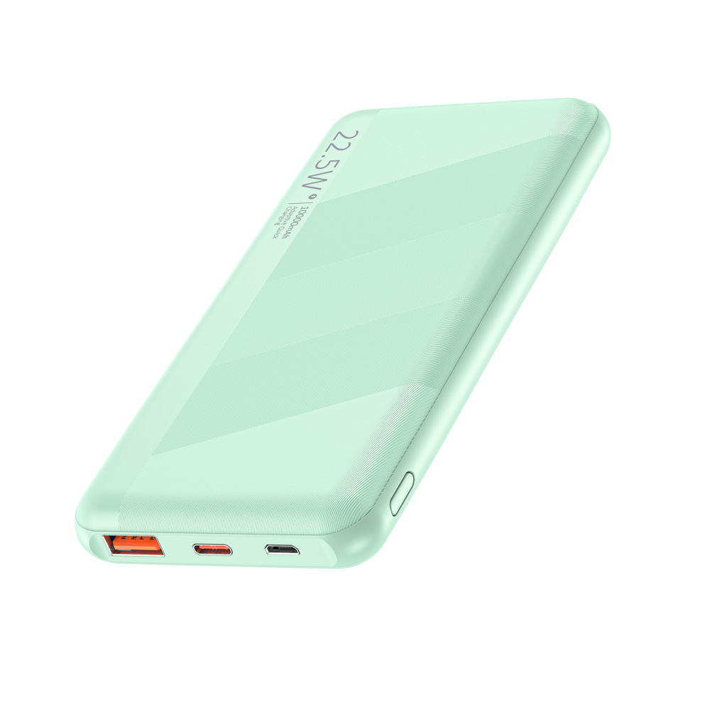 Travel Fast Charging Power Bank 10000 mAh PD 20W Portable Charging Dock Compatible with iPhone iPad Android Devices
