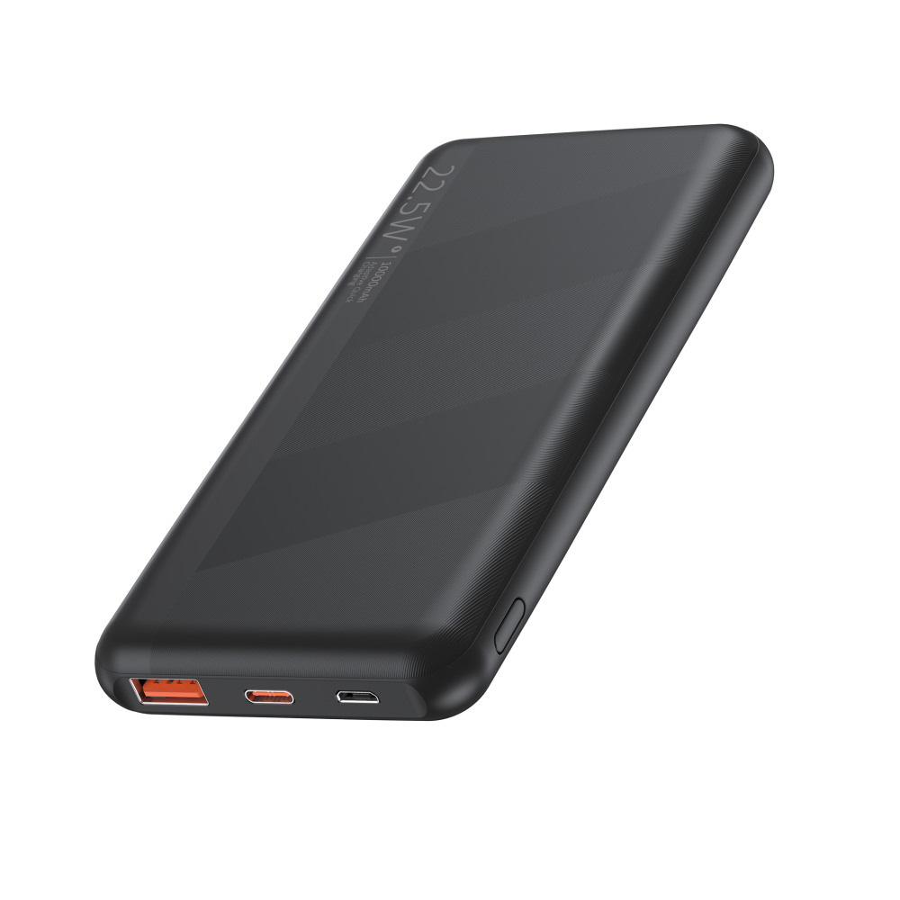 Travel Fast Charging Power Bank 10000 mAh PD 20W Portable Charging Dock Compatible with iPhone iPad Android Devices