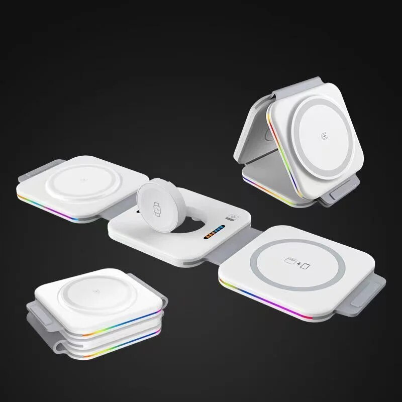 Wireless Charger Small Foldable Magnetic Charging Pad