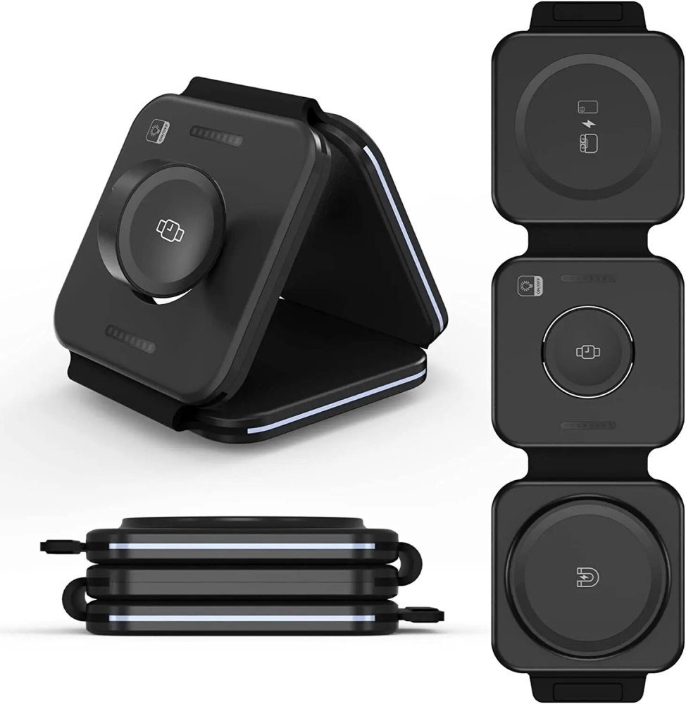 Wireless Charger Small Foldable Magnetic Charging Pad